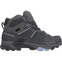Salomon - Zapatillas de senderismo Mujer - X Ultra 5 Mid GTX W Asphalt/Castlerock para Mujer de Cuero - Talla 36 2/3 - Gris