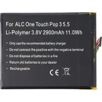AccuCell Baterías compatibles con el Alcatel One Touch Pop 3 5.5, modelos OT-5025, TLp029A1, CAC2910008C1