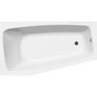 Hak Handelsagentur Koch Bañera de esquina Aqualine BEROUNKA, 160x90x42 cm, para instalación en la esquina izquierda, color blanco