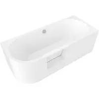 Polysan PORTAS, bañera con puerta, 180x75x60 cm, color blanco