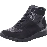 Waldlaufer Botas 'Stiefel Damen 626K82-300 001 Echtleder in schwarz' negro