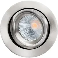 SG-Leuchten SG Leuchten SGL Junistar Lux ISOSAFE902522, acero cepillado, LED de 7W, 3000K
