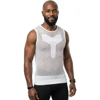 Q36.5 - Base Layer Zero Mesh - Maillot interior de ciclismo size L/XL, blanco