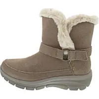 SKECHERS para mujer. 168051 Botines de Piel Slip-ins Relaxed Fit Easy Going Dreamers Luxe Vibes marrón (39), Plano, Ninguno, Casual, Skecher