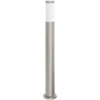 vidaXL Lámpara de poste con sensor, 80 cm, acero inoxidable, IP44