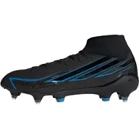 Adidas adidasBotas de fútbol Mid F50 HYPERFAST LEAGUE césped natural húmedo 36 Core Black / Core Black / Lucid Ray Blue Unisex