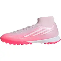Adidas adidasBota de fútbol de media caña F50 SPARKFUSION LEAGUE moqueta 35 1/2 Solar Turbo / Cloud White / Distilled Pink Mujer