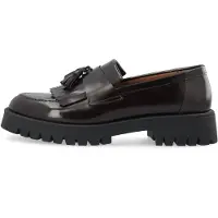 Bianco Zapatillas 'LEO' borgoña