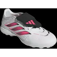 Adidas adidasBota de fútbol Predator Pro con lengüeta plegable para moqueta 40 Cloud White / Solar Turbo / Core Black Unisex