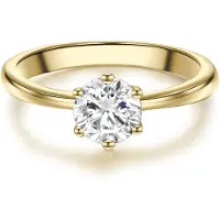 Trilani Anillo oro / transparente