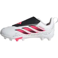 Adidas adidasBota de fútbol con correa autoadherente Predator Club césped natural seco / multisuperficie 31 1/2 Cloud White / Solar Turbo / Core Black Niño