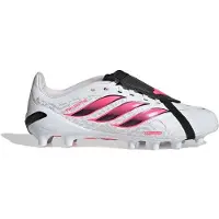 Adidas adidasBota de fútbol con lengüeta plegable Predator League césped artificial 28 1/2 Cloud White / Solar Turbo / Core Black Niño