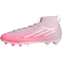 Adidas adidasBota de fútbol de media caña F50 SPARKFUSION LEAGUE césped natural seco / artificial 31 1/2 Solar Turbo / Cloud White / Distilled Pink Niño