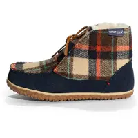 Minnetonka Botas 'Torrey' beige / navy / rojo