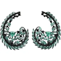 Avant Garde Pendientes 'Jelenama' verde