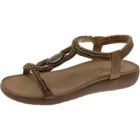 Beppi Sandalias 'Casual Sandal' taupe