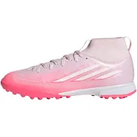 Adidas adidasBota de fútbol de media caña F50 Sparkfusion League moqueta 33 1/2 Solar Turbo / Cloud White / Distilled Pink Niño