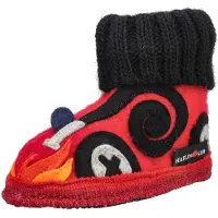 Haflinger - Kid's Hüttenschuh Feuerwehr - Zapatillas de estar por casa size 27, rojo