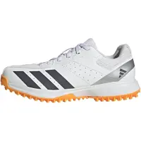 Adidas adidasZapatilla de cricket sin clavos Howzat 42 Cloud White / Aurora Onix / Lucid Tangerine Hombre