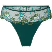 Lingadore Tanga verde oscuro / mezcla de colores