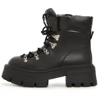 CESARE GASPARI Botines con cordones negro