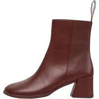Camper para mujer. K400798-007 Botines de piel Kora burdeos (38), 5 a 8cm, Ninguno, Clásico, outlet 2026.