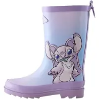Next Botas de lluvia 'Lilo and Stitch' azul claro / lavanda / lila claro / negro