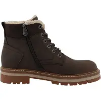 Tom Tailor Botas con cordones moca