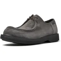 Camper para hombre. K100999-005 Zapatos de piel de cordones Norman gris (42), Plano, Casual, outlet 2026.
