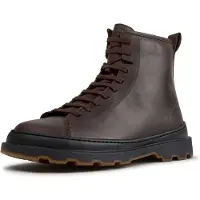 Camper para hombre. K300533-014 Botines de piel Brutus+ multicolor (41), Marrón, Plano, Ninguno, Casual, outlet 2026.