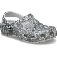 Crocs Zuecos gris moteado
