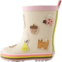 Next Botas de lluvia ecru / marrón / amarillo / rosa
