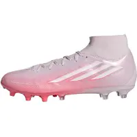 Adidas adidasBota de fútbol de media caña F50 SPARKFUSION LEAGUE césped natural seco / césped artificial 46 2/3 Solar Turbo / Cloud White / Distilled Pink Mujer