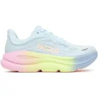 Hoka One One Zapatillas de running 'BONDI 9' azul claro / verde claro / rosa claro / blanco