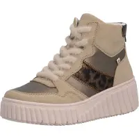 Rieker Botines con cordones beige / marrón claro / marrón oscuro