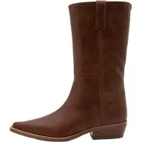Michael Kors para mujer. 40T6FRMB6L Botas de Piel Farren marrón (36), 3 a 5cm, Cremallera, Casual, outlet 2026.