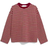 Armedangels - Women's Frankaa Stripe - Jerséis size XL, rojo/fucsia