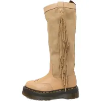 Dr. Martens Botas 'Fringe Hi' beige