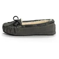 Minnetonka Mocasines 'Cally' gris oscuro