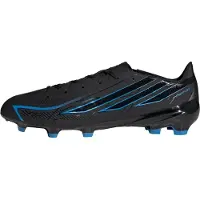 Adidas adidasBota de fútbol F50 HYPERFAST LEAGUE para césped natural seco 38 Core Black / Core Black / Lucid Ray Blue Unisex
