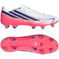 Adidas Zapatillas de fútbol 'F50 Hyperfast League' añil / salmón / blanco