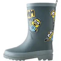 Next Botas de lluvia 'Minions' amarillo / gris oscuro / negro / blanco