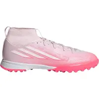 Adidas adidasBota de fútbol de media caña F50 Sparkfusion League moqueta 33 Solar Turbo / Cloud White / Distilled Pink Niño