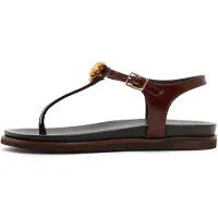 Derimod Sandalias de dedo marrón