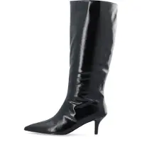 Bianco Biatyra Tacón De Aguja Botas Altas Negro 37