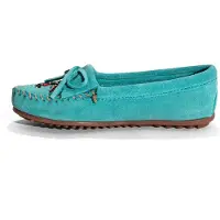 Minnetonka Mocasines 'Moosehide Kilty' turquesa