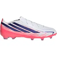 Adidas adidasBota de fútbol F50 Hyperfast Elite césped natural seco 35 Cloud White / Solar Purple / Solar Turbo Niño