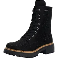 Rieker Botas con cordones negro