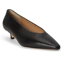 Ralph Lauren para mujer. 802P16893001 Zapato de piel Kitten negro (36), 3 a 5cm, Ninguno, Casual, Clásico, outlet