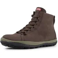 Camper para hombre. K300287-035 Zapatillas de piel Peu Pista GM marrón (41), Plano, Cordones, Casual, outlet 2026.